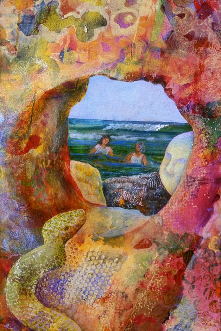 'Oracle--Sea Change', painted by Jenny Badger Sultan. Click to enlarge